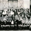 Les membres de la Maison des éclaireurs israélites de France, en 1942