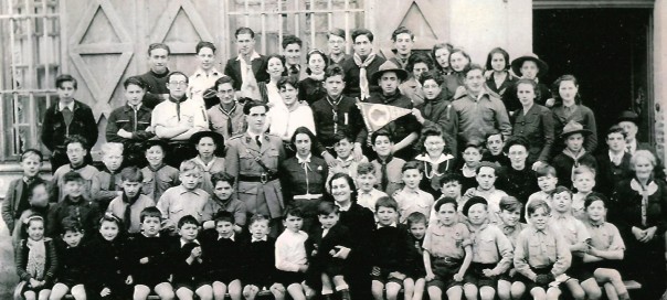 Les membres de la Maison des éclaireurs israélites de France, en 1942