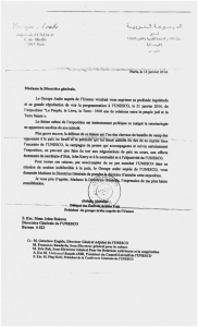 Lettre Unesco