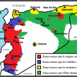 La Syrie en zones d'influence séparées