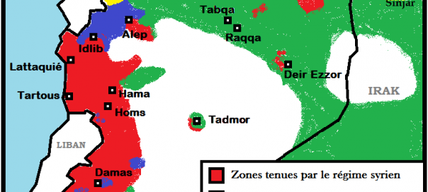 La Syrie en zones d'influence séparées