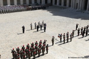 Hommage aux soldats tués au Mali