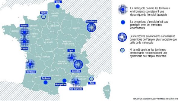 Les Métropoles Françaises Et La Dynamique De Lemploi Par France Stratégie La Revue 7350